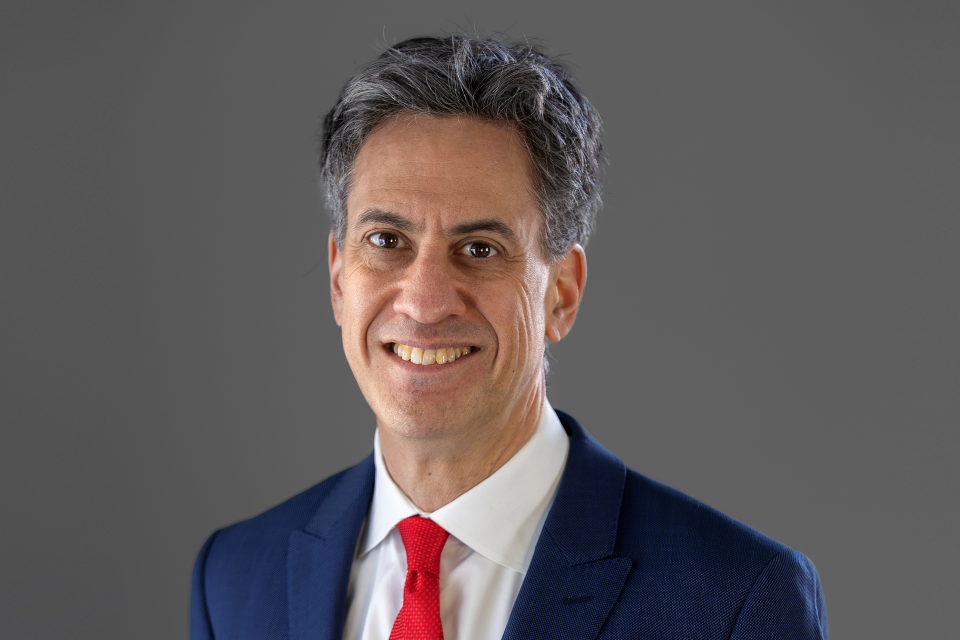 Imagem relacionada à notícia: Conferência de Energia do Reino Unido 2024: discurso principal do Ed Miliband