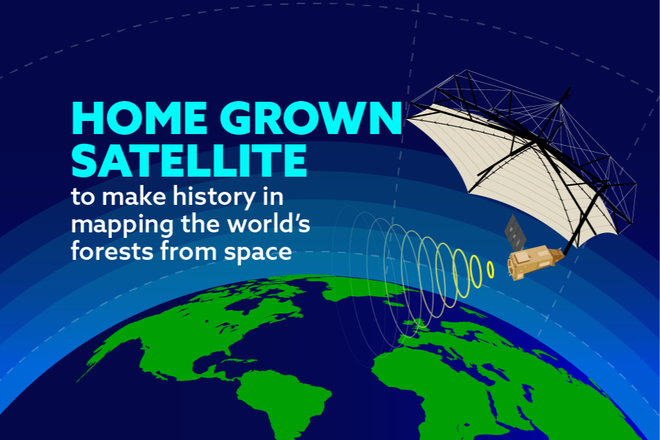 Imagem relacionada à notícia: Satélite britânico para mapear as florestas da Terra em 3 D pela primeira vez para ajudar a combater as alterações climáticas