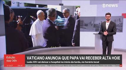 Vacatino anuncia que Papa vai receber alta hoje
