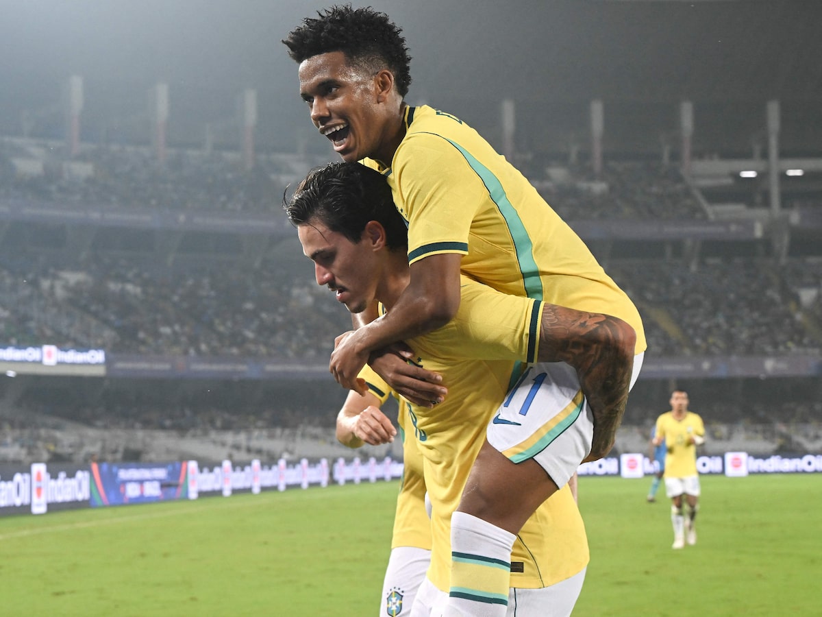 Estêvão volta a marcar pela seleção em goleada com ritmo de treino no inédito duelo com a Índia