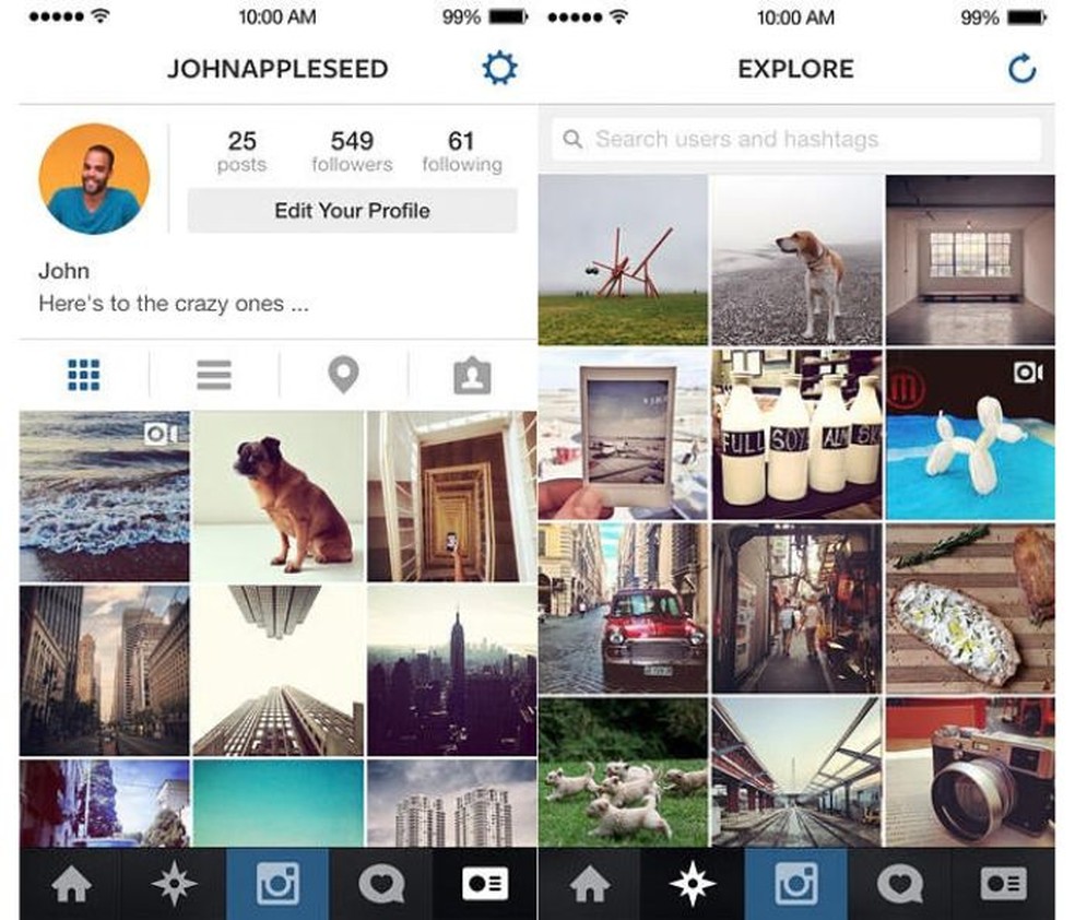 Instagram antes e depois: veja como o aplicativo mudou em 16 anos