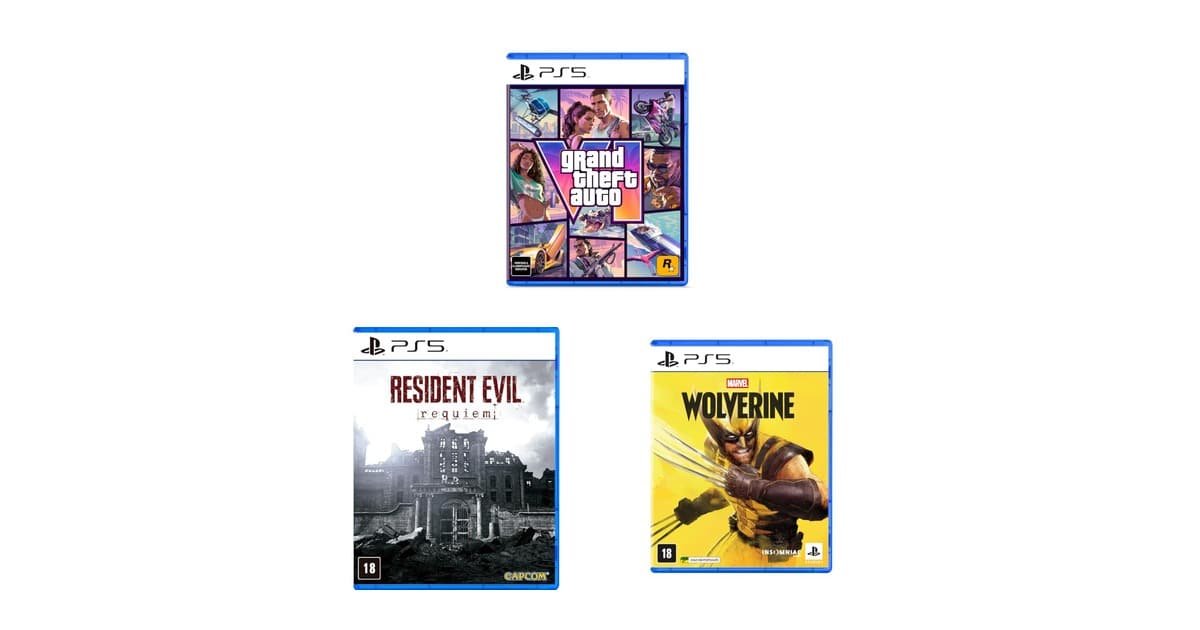 GTA VI, Wolverine e mais: jogos imperdíveis para PS5 em promoção na Amazon