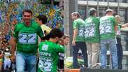 Fl&aacute;vio Bolsonaro re&uacute;ne milhares de apoiadores na Avenida Paulista ao lado de Tarc&iacute;sio e Nikolas Ferreira