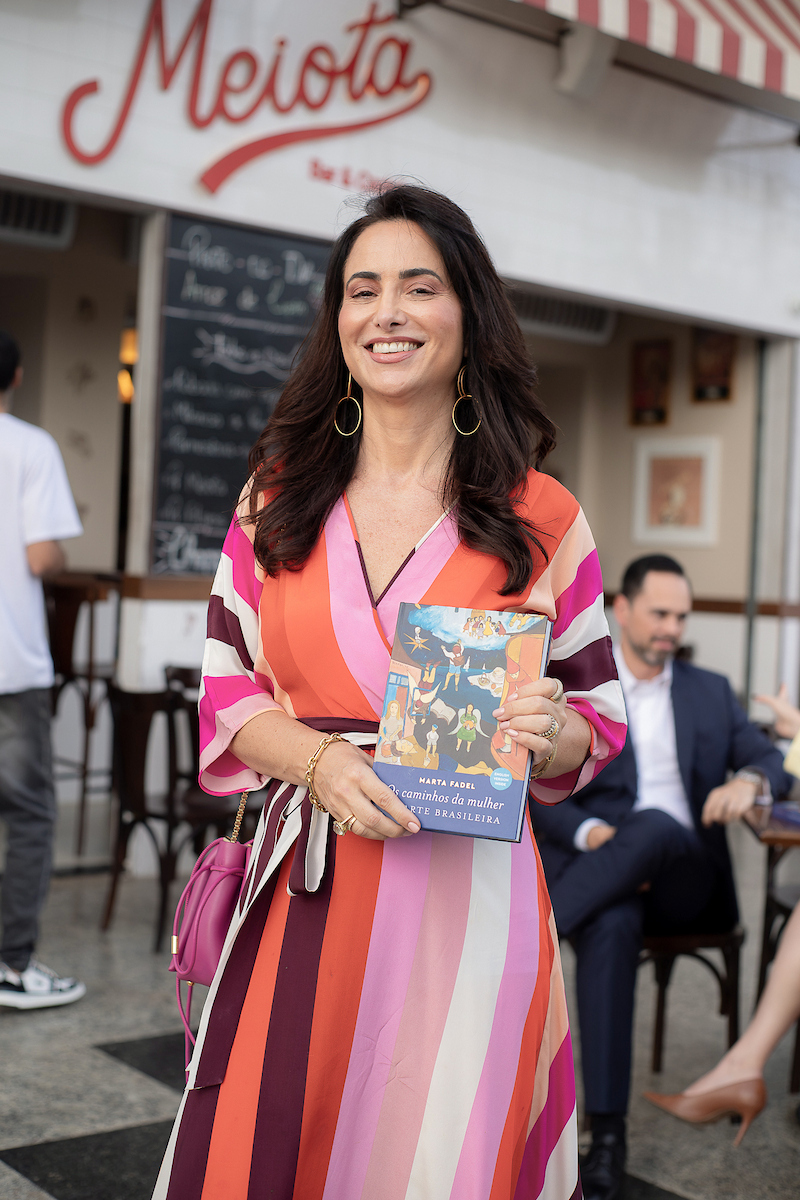 Marta Fadel lança livro Os caminhos da mulher na arte brasileira no Meiota