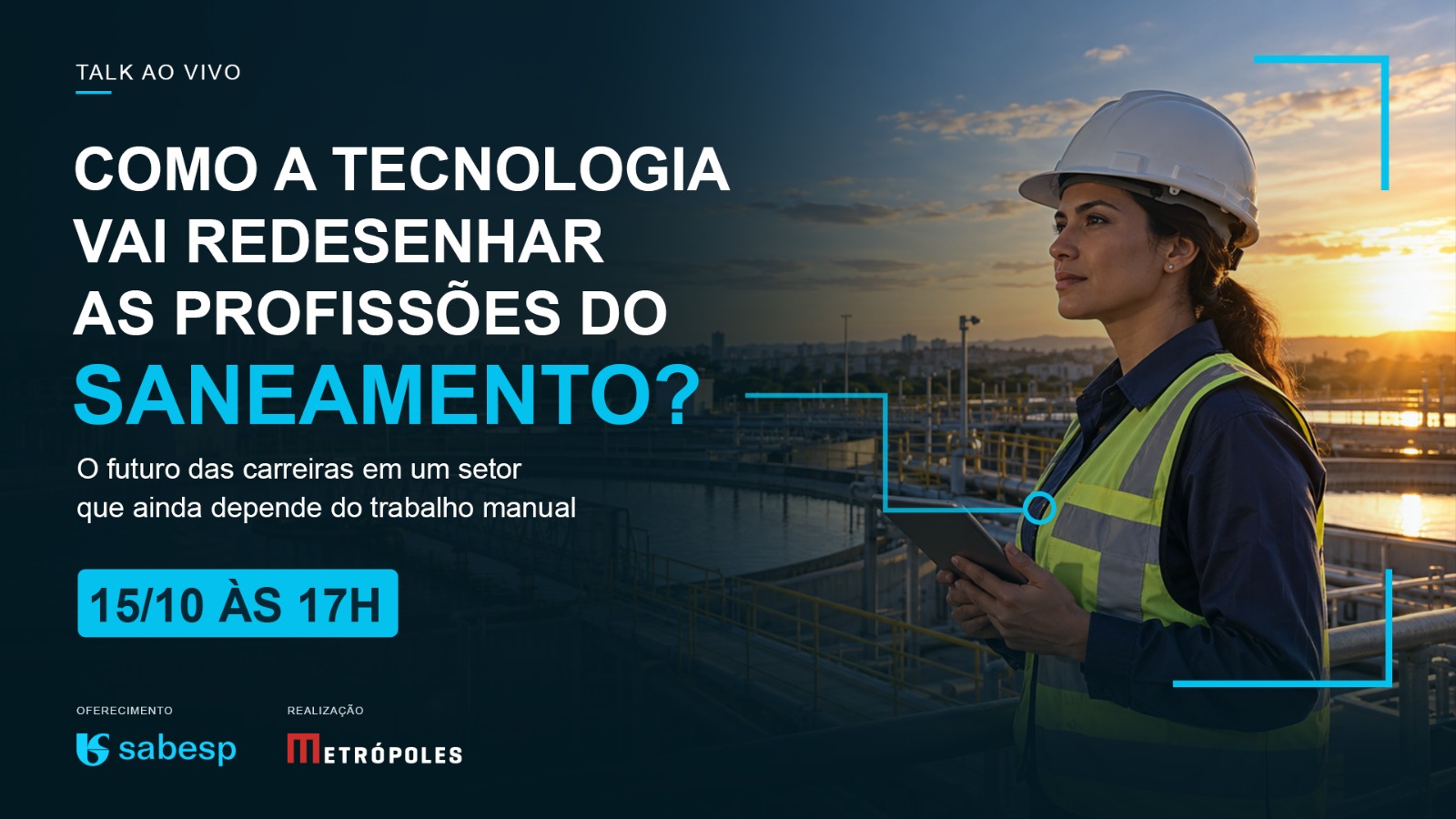 Sabesp debate como a tecnologia transforma as profissões do saneamento