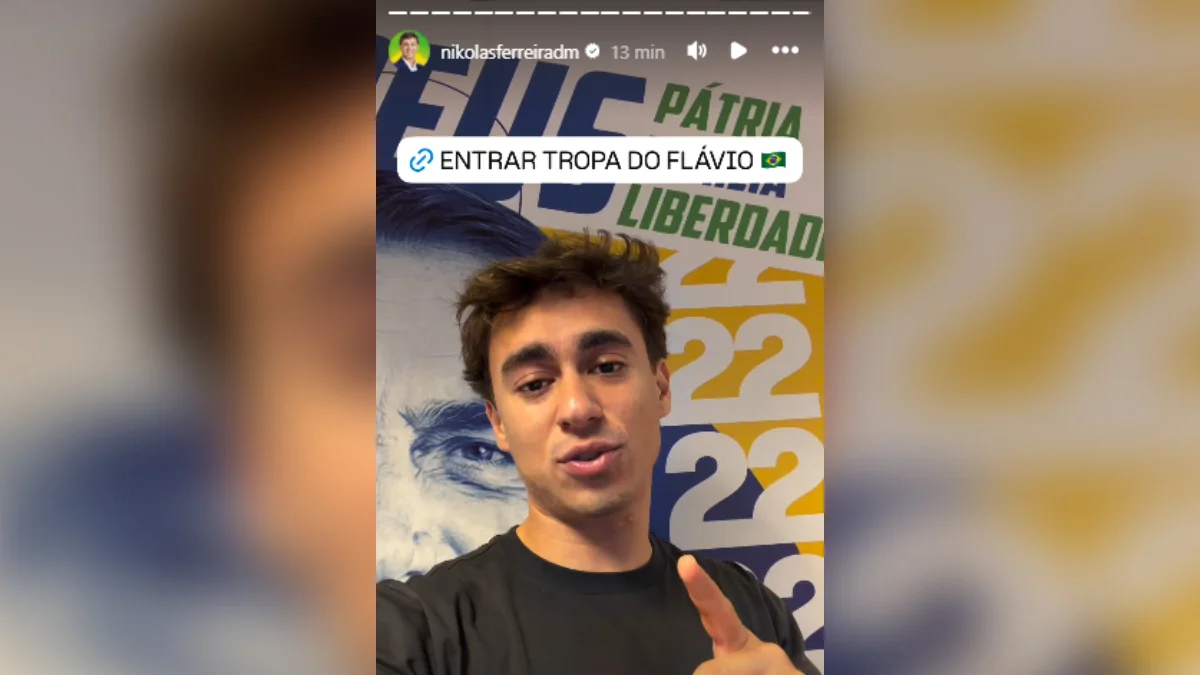 Nikolas reage a Janones e lança canal no WhatsApp, a Tropa do Flávio
