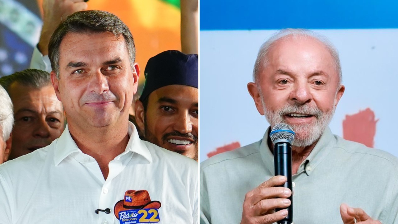 Datafolha: Flávio comemora mais pontos obtidos do que Lula, que aponta para eleição indefinida